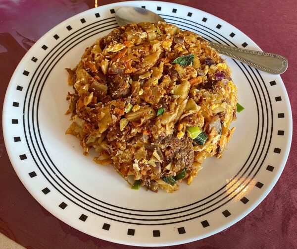 Beef katthu roti