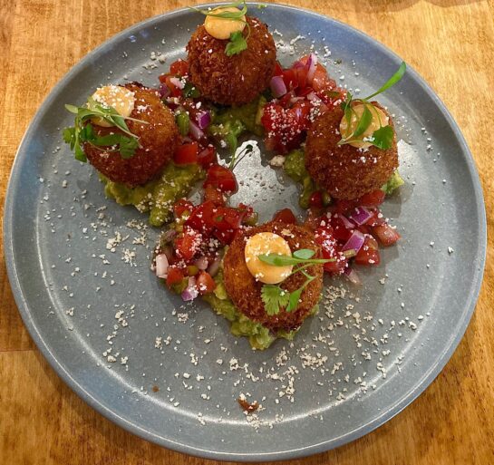 Corn croquettes