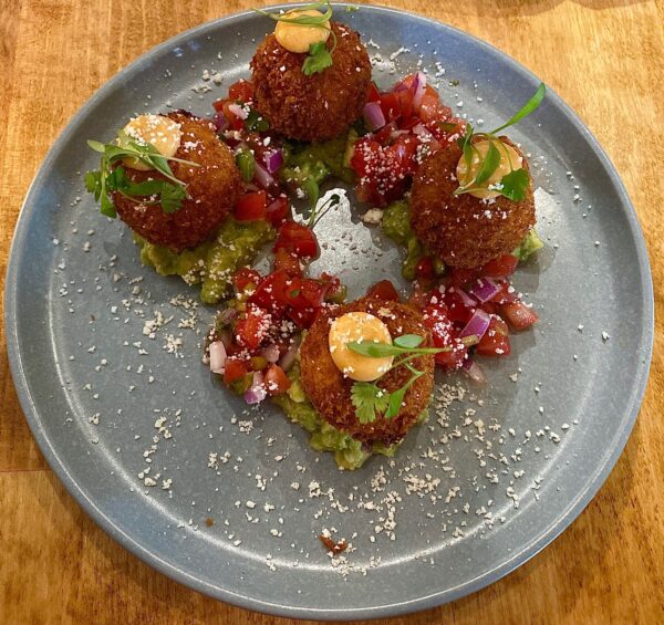 Corn croquettes