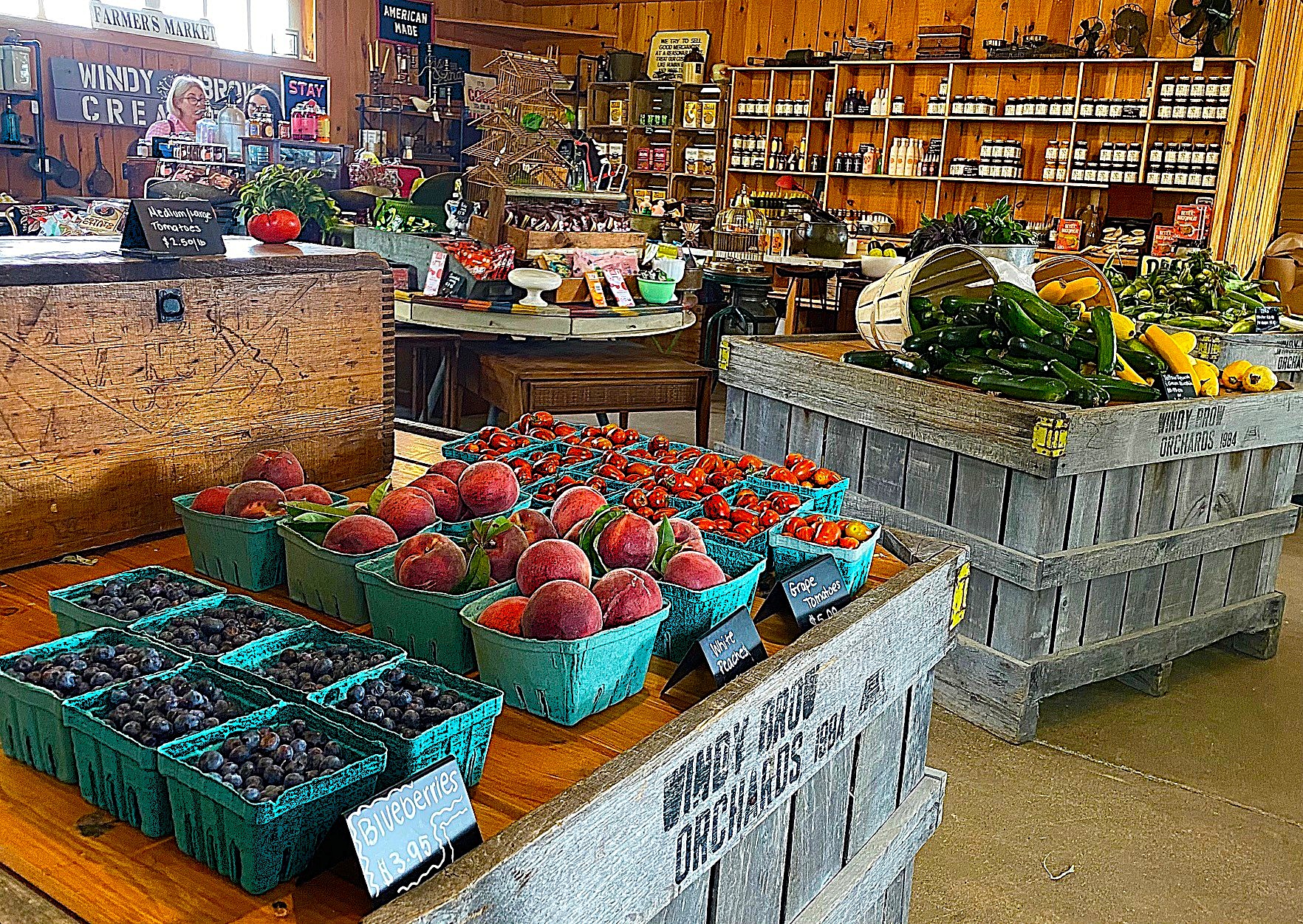 On-farm store at Windy Brow Farms