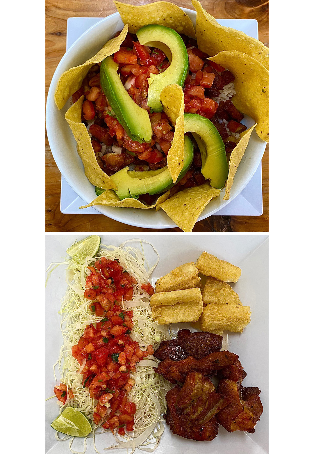 Top: Chifrigo; bottom: Vigoron; at Puerto Viego